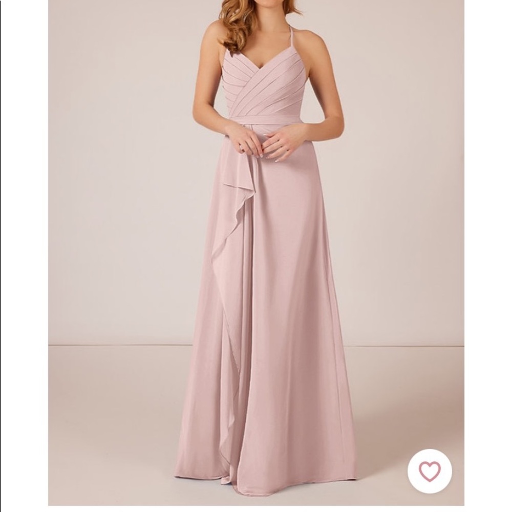 Dusty Rose  bridesmaid dress